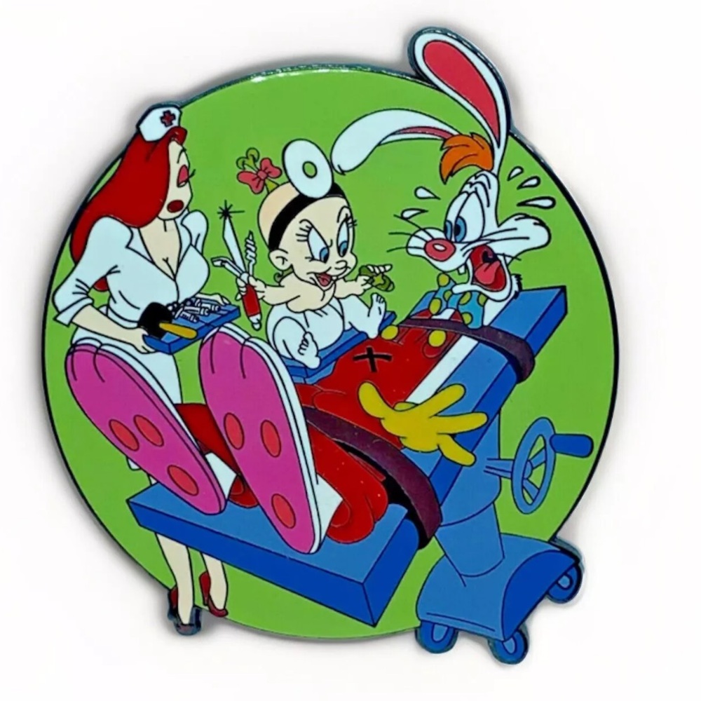 Disney Fantasy Pin Jessica Baby Herman Who Framed Roger Rabbit Tummy Trouble Big